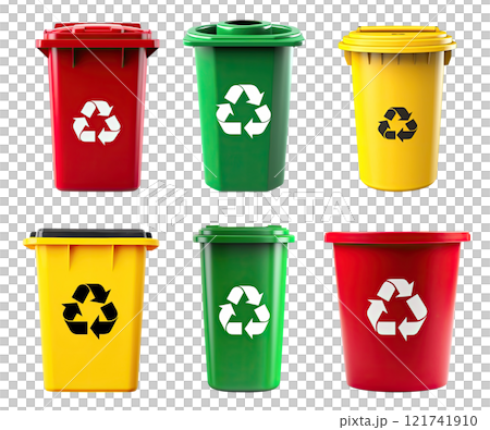 Recycling Bins 121741910