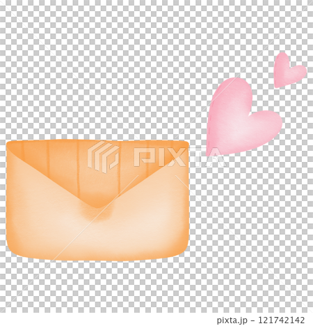 Love letter hand drawn illustration Love letter hand drawn illustration 121742142
