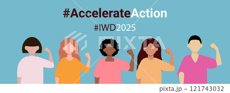 Empowerment and Equality Lets AccelerateAction together for International Womens Day 2025 121743032