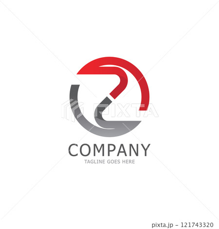 z letter logo template vector icon 121743320