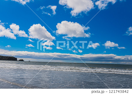 北海道　根室　落石海岸の夏 121743842