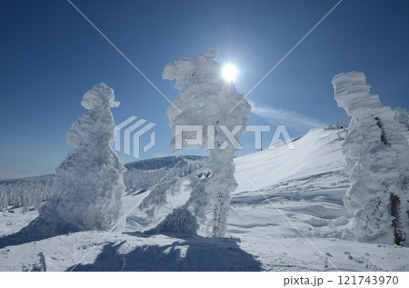 山形蔵王の樹氷 121743970