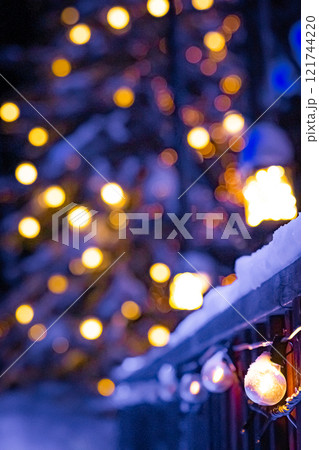クリスマスの美瑛　白金ビルケ 121744220