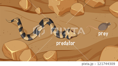 Predator and Prey in the Wild 121744309