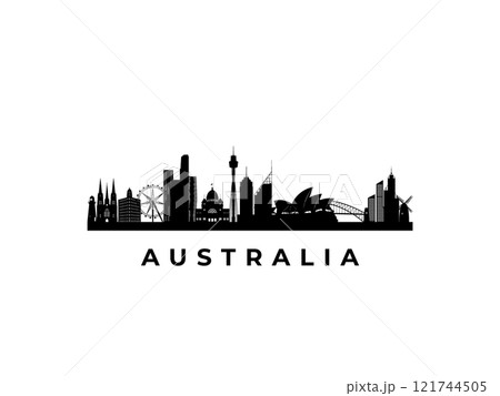 Vector Australia skyline.  121744505
