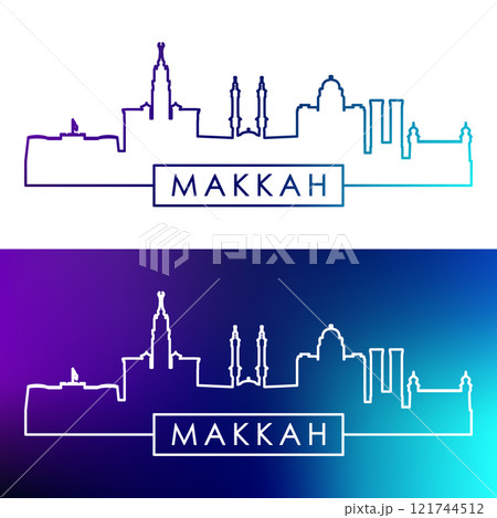 Makkah skyline. 121744512