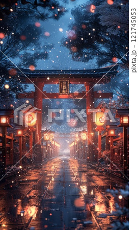 大きな鳥居 大きな鳥居 121745053