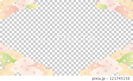 BG素材-櫻花10-1向量圖 121745158
