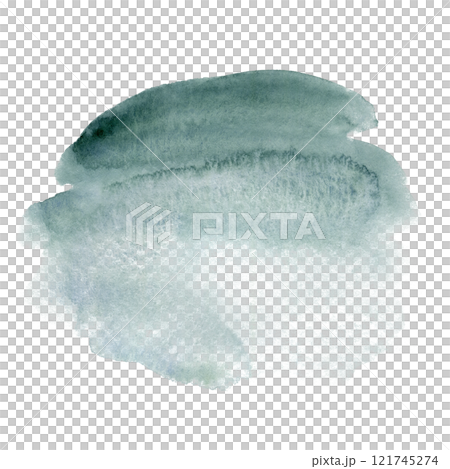 Grey-green abstract watercolor stain isolated on white background. Hand drawn gradient background. For greeting cards template, festive packaging, decoration and design of New Year and Christmas. Grey-green abstract watercolor stain isolated on white background. Hand drawn gradient background. For greeting cards template, festive packaging, decoration and design of New Year and Christmas. 121745274