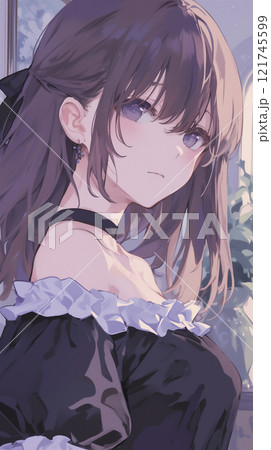 カワイイ女の子のイラスト 121745599