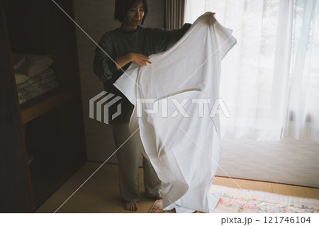 真ん中穴あきタイプの掛け布団カバー 真ん中穴あきタイプの掛け布団カバー 121746104