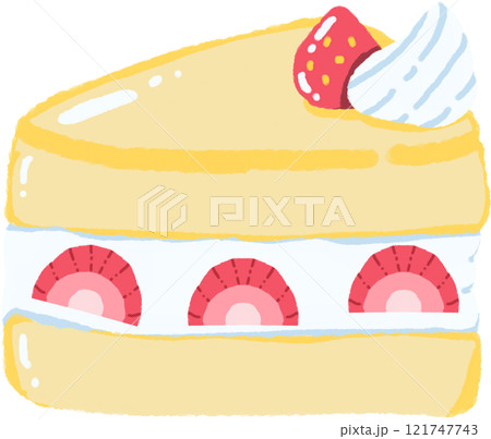 a piece of cake with a number of fruit a piece of cake with a number of fruit 121747743
