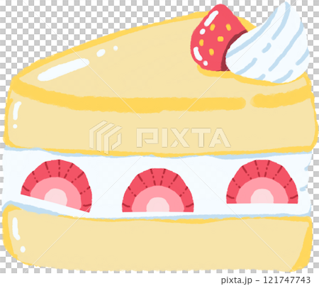 a piece of cake with a number of fruit a piece of cake with a number of fruit 121747743
