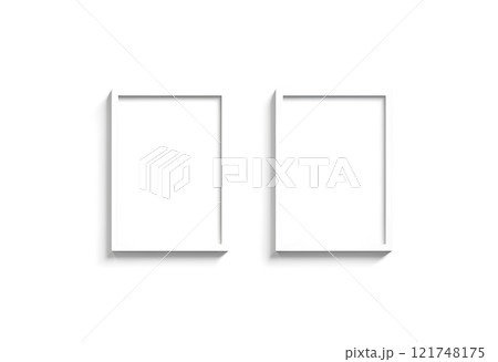 Blank white photo frame vertical mockup, isolated, 3d rendering. Empty past photography mock up, front view. Clear wood decor for portrait template Blank white photo frame vertical mockup, isolated, 3d rendering. Empty past photography mock up, front view. Clear wood decor for portrait template 121748175
