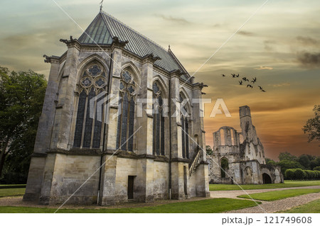 Primatice chapel, Chaalis abbey, Chaalis, France Primatice chapel, Chaalis abbey, Chaalis, France 121749608