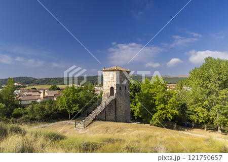 Rock carved hermitage of Saints Justus and Pastor, Olleros de Pisuerga (Iglesia de los Santos Justo y Pastor), Aguilar de Campoo, Castilla y Leon, Spain Rock carved hermitage of Saints Justus and Pastor, Olleros de Pisuerga (Iglesia de los Santos Justo y Pastor), Aguilar de Campoo, Castilla y Leon, Spain 121750657