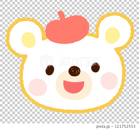 Cute bear pop character 121752553