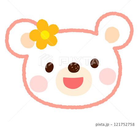 かわいい くま ポップ キャラクター かわいい くま ポップ キャラクター 121752758