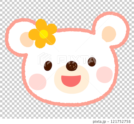 かわいい くま ポップ キャラクター かわいい くま ポップ キャラクター 121752758