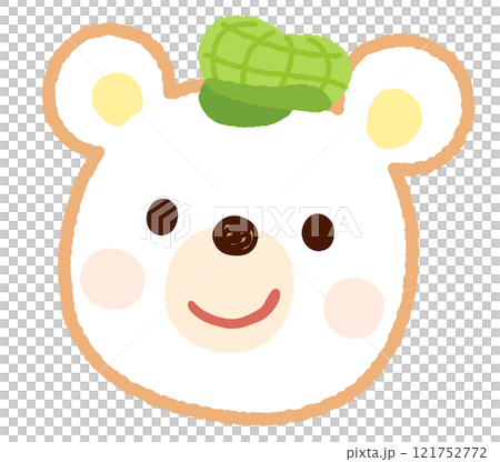 Cute bear pop character 121752772