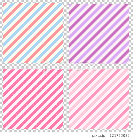 4 types of diagonal stripes 121753083