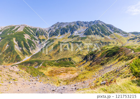 秋の立山黒部アルペンルート 紅葉の室堂平 秋の立山黒部アルペンルート 紅葉の室堂平 121753215