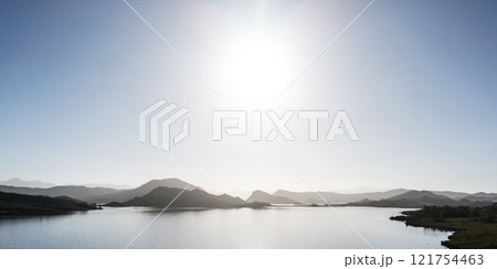 Lake Pedder Landscape in Tasmania Australia Lake Pedder Landscape in Tasmania Australia 121754463
