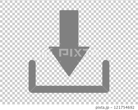 ダウンロードアイコン(インストールボタン) ダウンロードアイコン(インストールボタン) 121754692