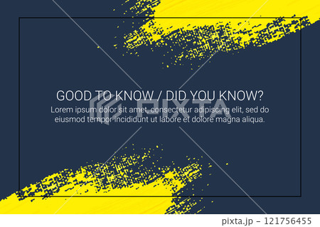 Tip message announcement speech, fyi, good to know, did you know design with brush stroke artwork. 121756455