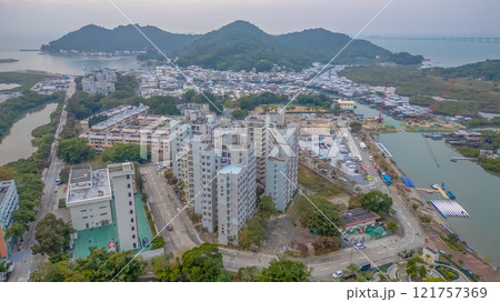 View of Urban Buildings and Natural Landscape, Tai O Dec 31 2024 View of Urban Buildings and Natural Landscape, Tai O Dec 31 2024 121757369