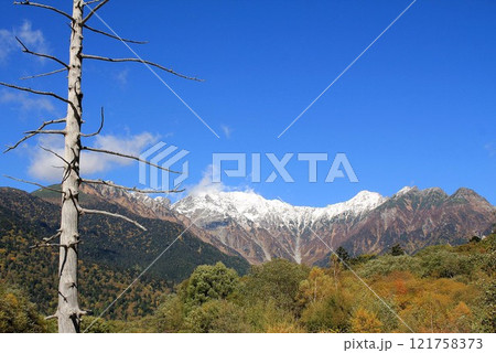 上高地・穂高連峰 121758373