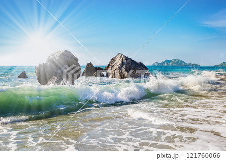 Mediterranean seascape, near Tropea 121760066