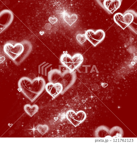 Seamless pattern with hearts.  121762123