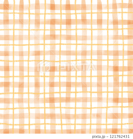 Orange Plaid Gingham Hand Drawn Background Pattern Overlay Orange Plaid Gingham Hand Drawn Background Pattern Overlay 121762431