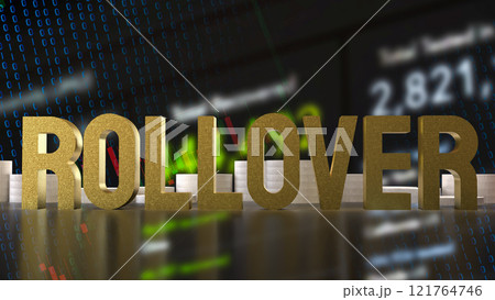 The Rollover text on Business Background 3d rendering. The Rollover text on Business Background 3d rendering. 121764746