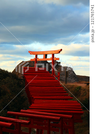 赤い鳥居 元乃隅神社6936 赤い鳥居 元乃隅神社6936 121765741