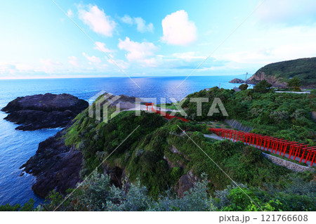 赤い鳥居 元乃隅神社4038 赤い鳥居 元乃隅神社4038 121766608