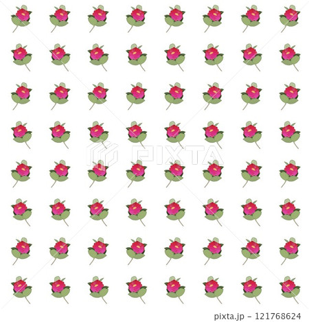 寒椿の壁紙イラスト 121768624