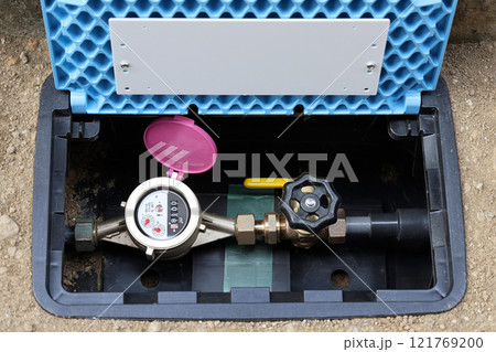 水道のメーターボックス 121769200