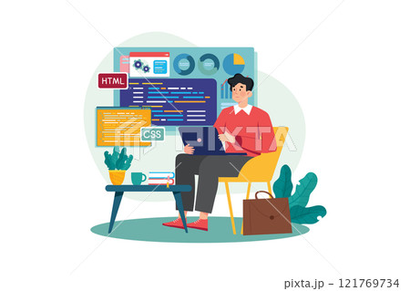 App Development Concept With Laptop 121769734