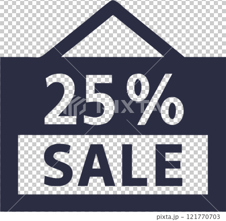 25 percent sale icon style, marketing and business theme. 121770703