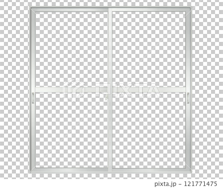 銀色推拉窗c 121771475