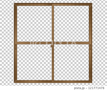 棕色推拉窗c 棕色推拉窗c 121771478