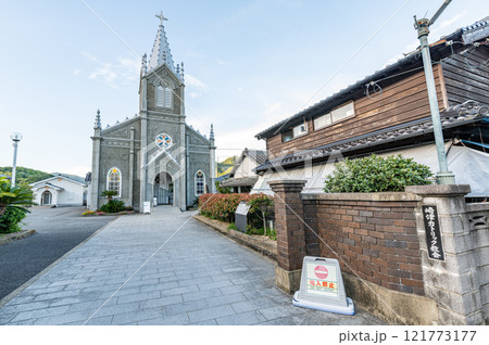 熊本県天草市 世界文化遺産の﨑津集落に佇むカトリック﨑津教会 熊本県天草市 世界文化遺産の﨑津集落に佇むカトリック﨑津教会 121773177