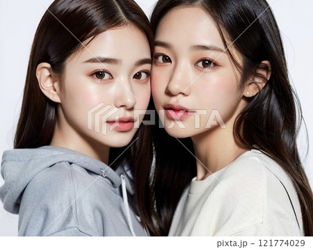 見つめる女性 121774029