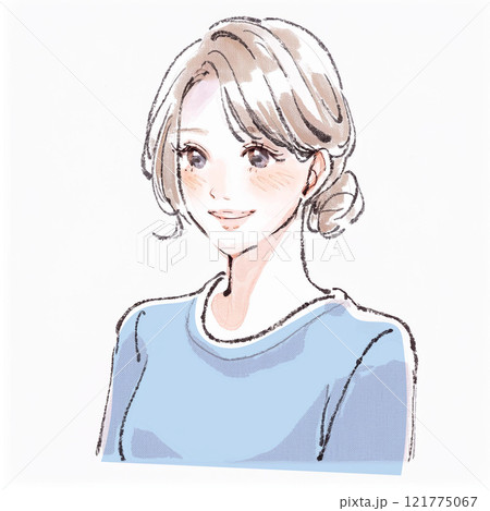 女性・女の子のイラスト素材のイラスト素材 [121775067] - PIXTA