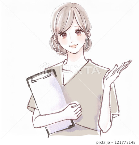 女性・女の子のイラスト素材 121775148