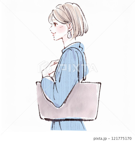 女性・女の子のイラスト素材 121775170