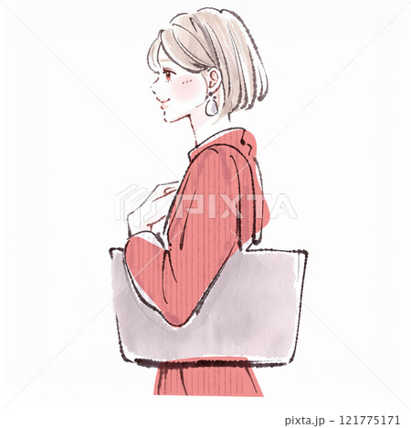 女性・女の子のイラスト素材 女性・女の子のイラスト素材 121775171