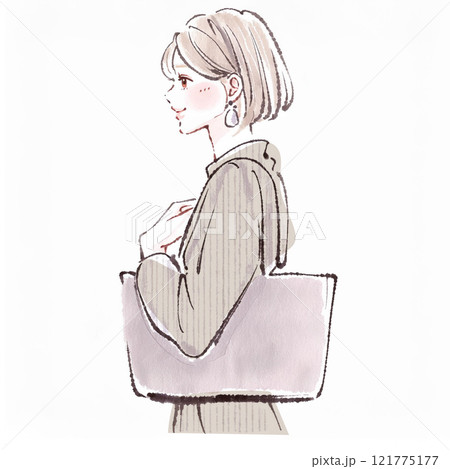 女性・女の子のイラスト素材 女性・女の子のイラスト素材 121775177